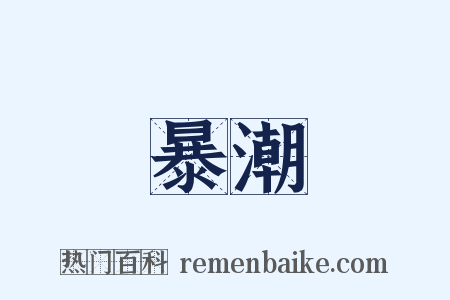 暴潮是什么意思的图片